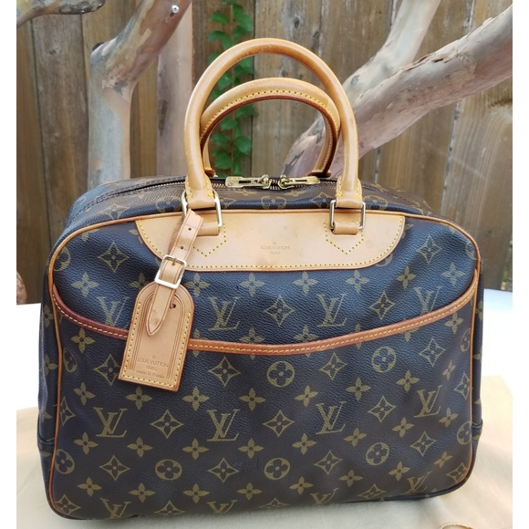 Louis Vuitton, Bags, Louis Vuitton Deauville Bowling Vanity Handbag